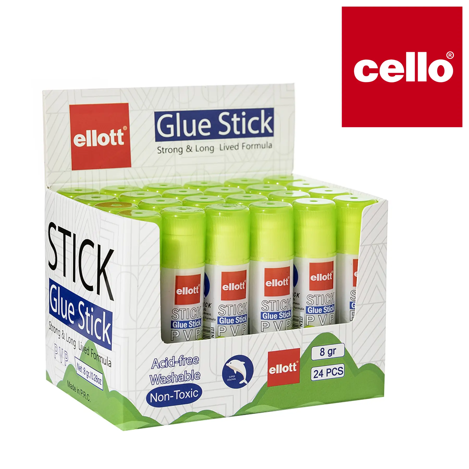 LUVA ELLOTT 220-601 PVA Glue Stick 24pcs(8g/1pc) 1