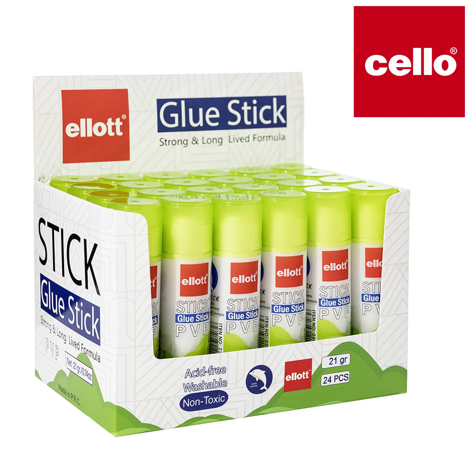 Luva Ellott 220-603 Pvp Glue Stick 24pcs (21g/1pc) 1