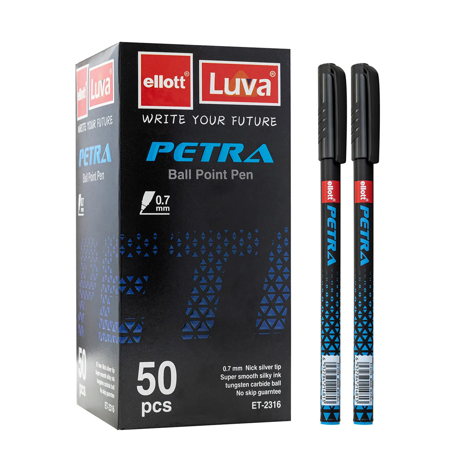 Luva Ellott-2316 Bloe Ballpoint Pen 0,7 mm 50pcs (en boîte) 1