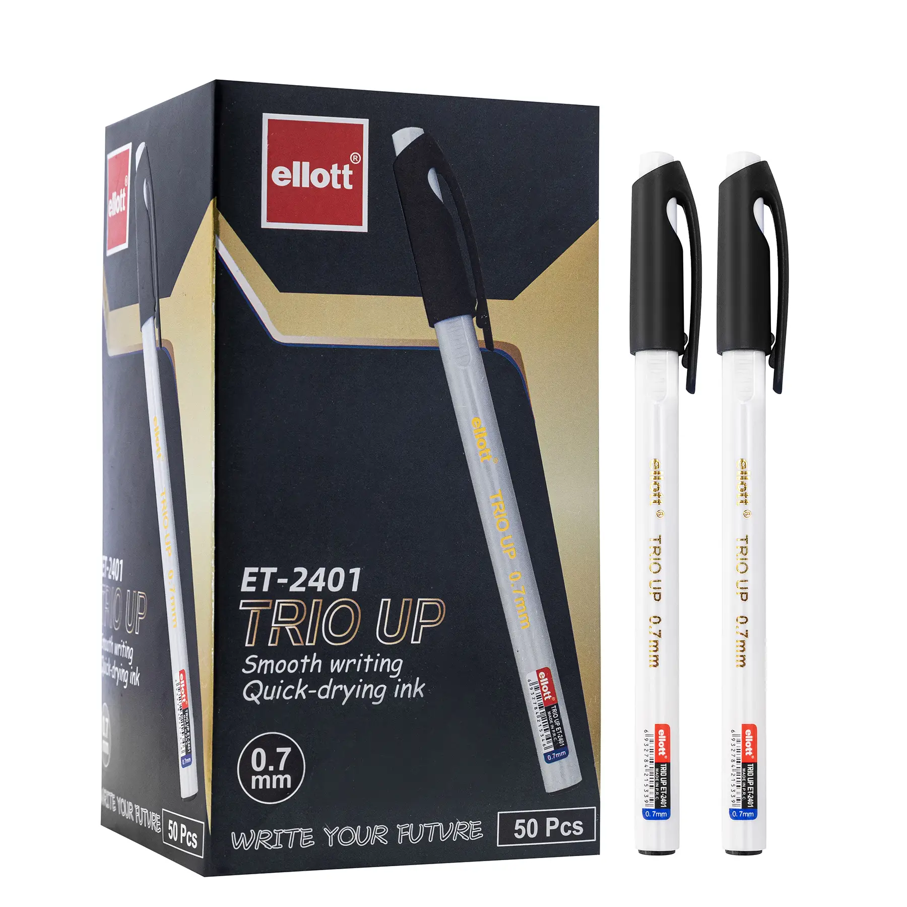Luva Ellott-2401-Black-newpoint Pen 0.7 mm 50pcs 1