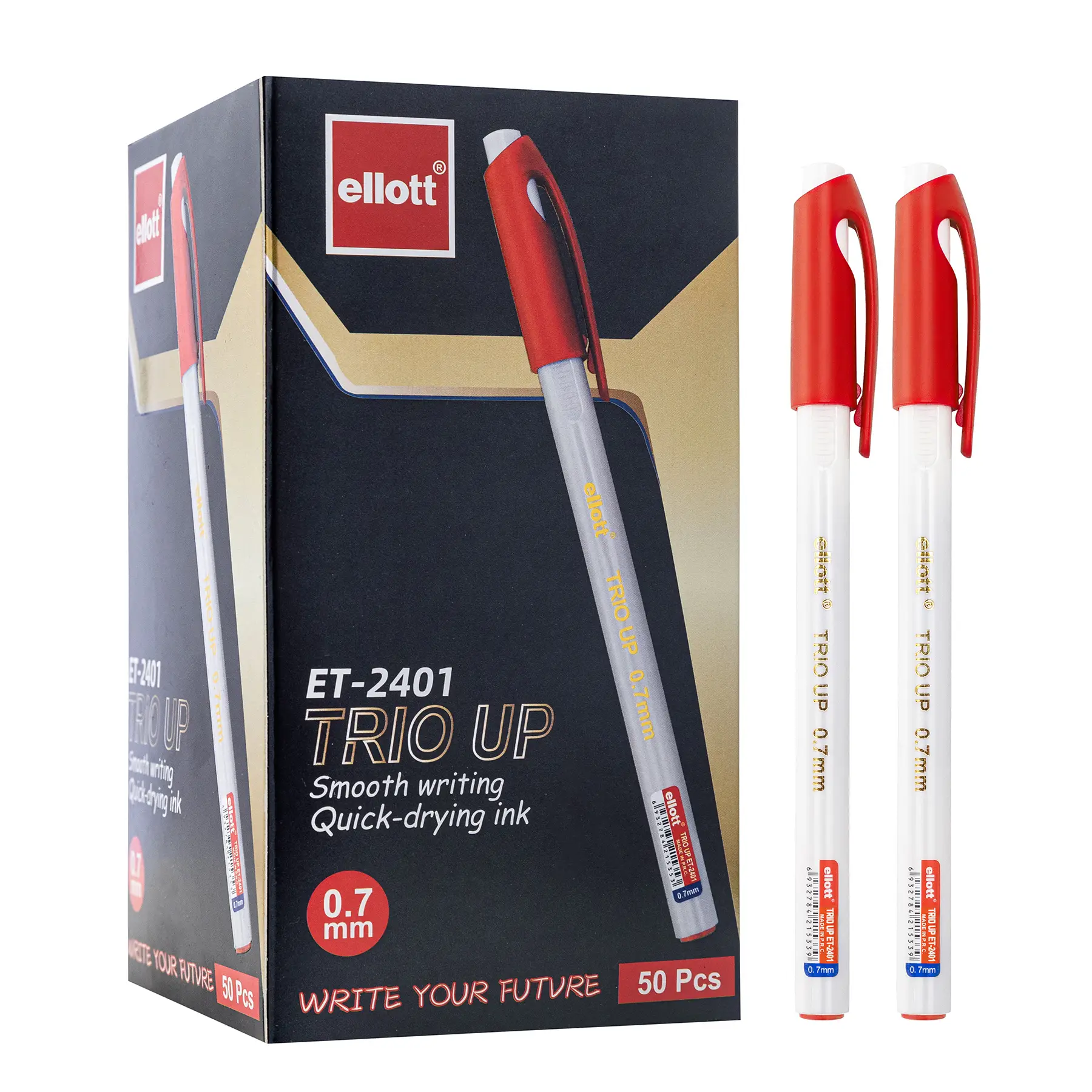 Шариковая ручка LUVA ELLOTT-2401-RED 0,7 мм 50 шт. 1