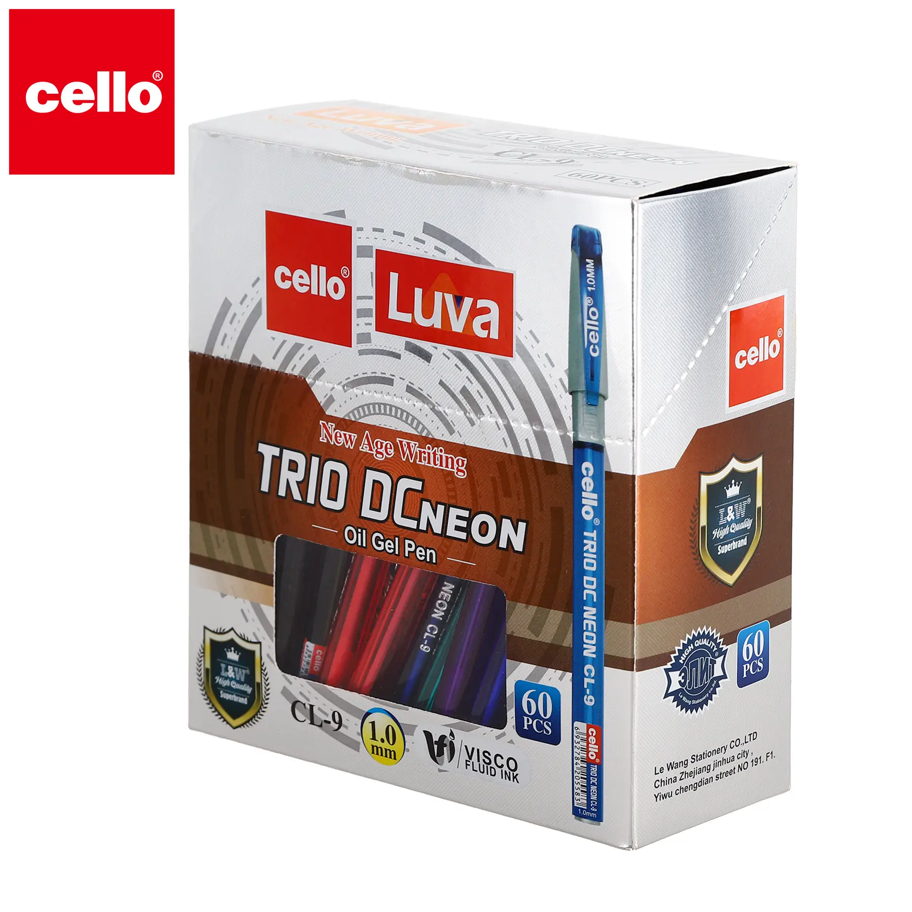 Гелевая ручка LUVA CELLO-9 1,0 мм 60 шт. 1
