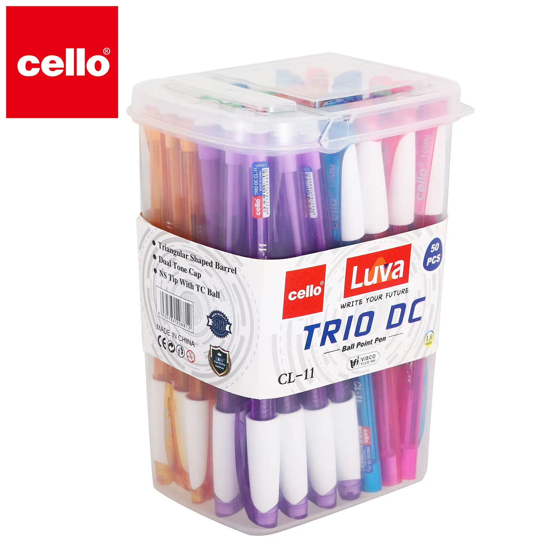 Stylo à bille LUVA CELLO-11 1,0 mm 50 pièces 1