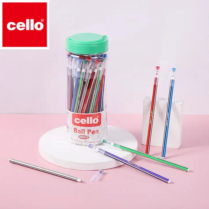 Шариковая ручка LUVA CELLO-568L 50 шт. (СИНЯЯ) 1