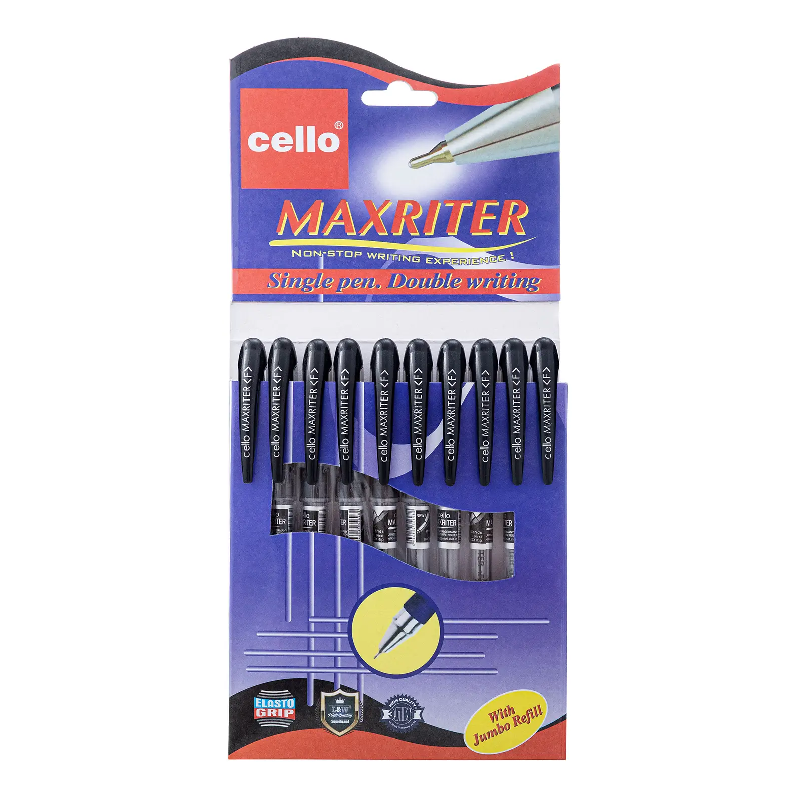LUVA ELOTT-727-BLACK stylo à bille 10PCS 1