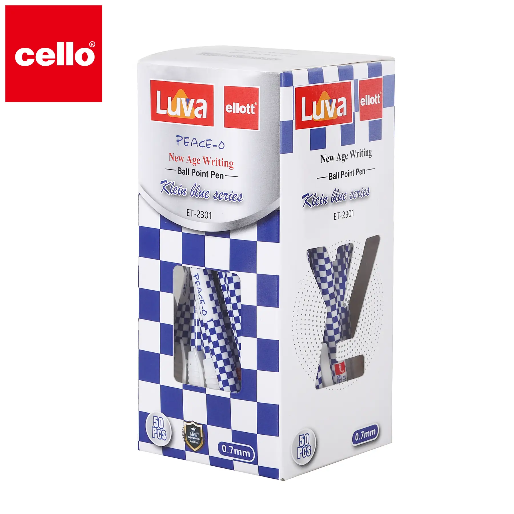 Шариковая ручка LUVA ELLOTT-2301 0,7 мм 50 шт. (синяя) 1