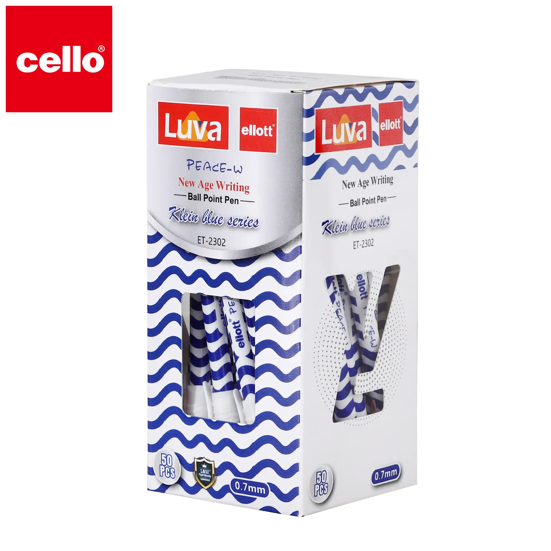 Шариковая ручка LUVA ELLOTT-2302 0,7 мм 50 шт. (синяя) 1