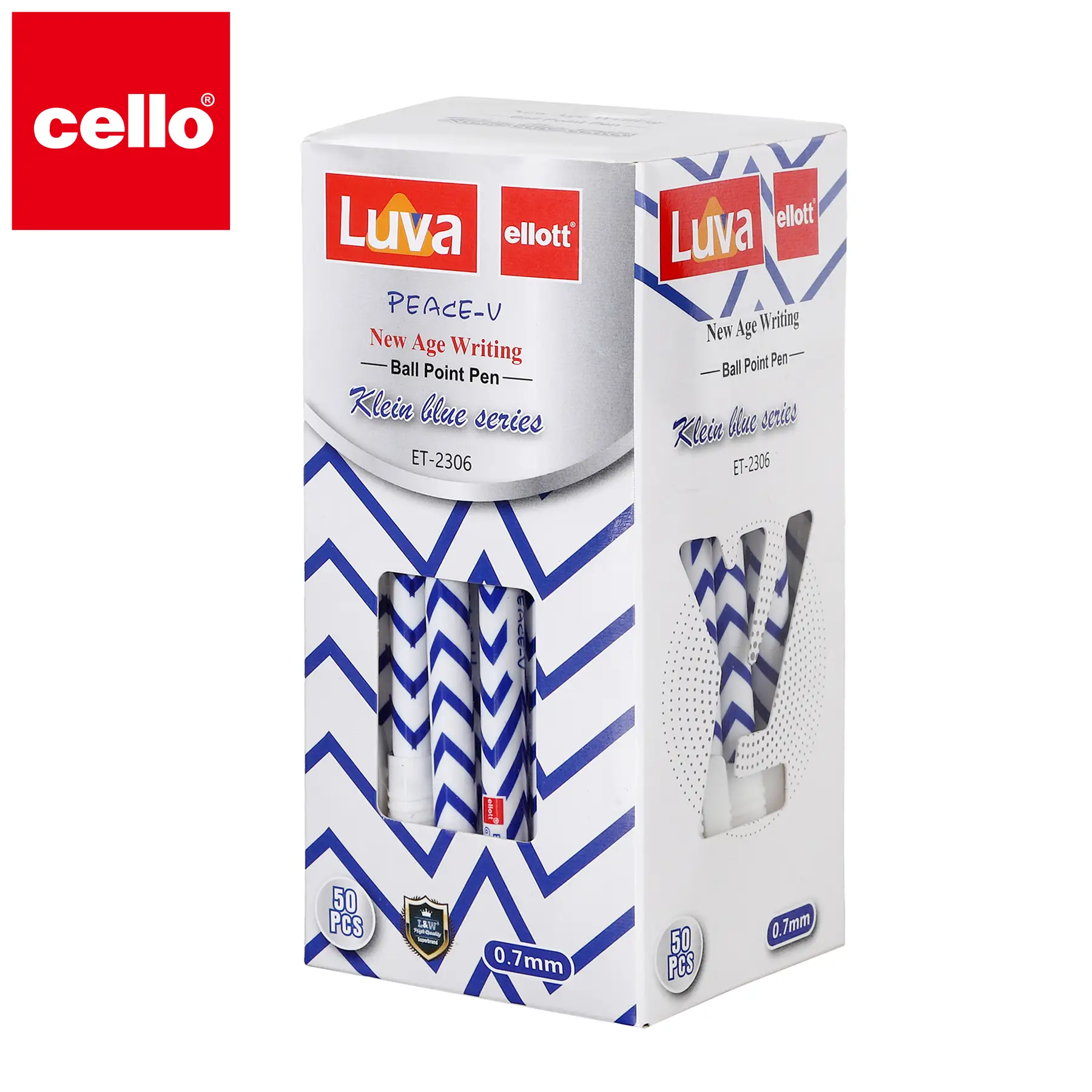 Шариковая ручка LUVA ELLOTT-2306 0,7 мм 50 шт. (синяя) 1