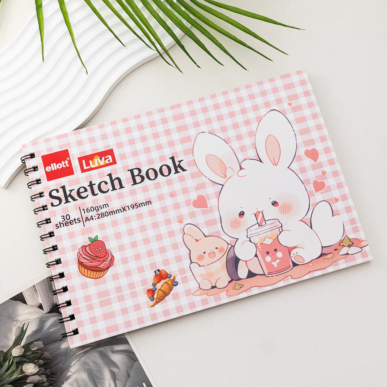 Carnet de croquis LUVA ELLOTT BZ-002TZ (160 g/m² - A4 - 30 feuilles) 1