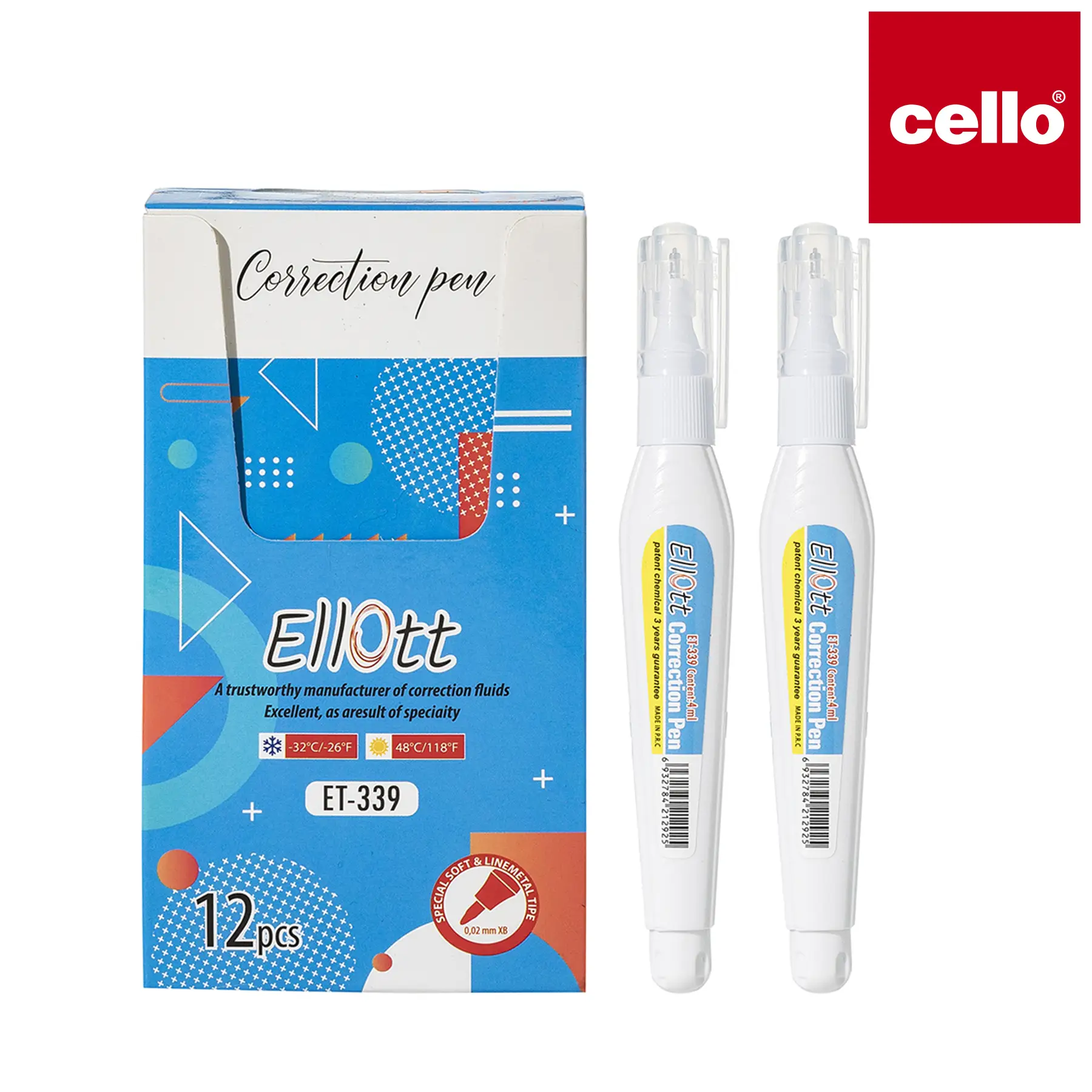 LUVA ELLOTT-339 Correction pen 12pcs 1