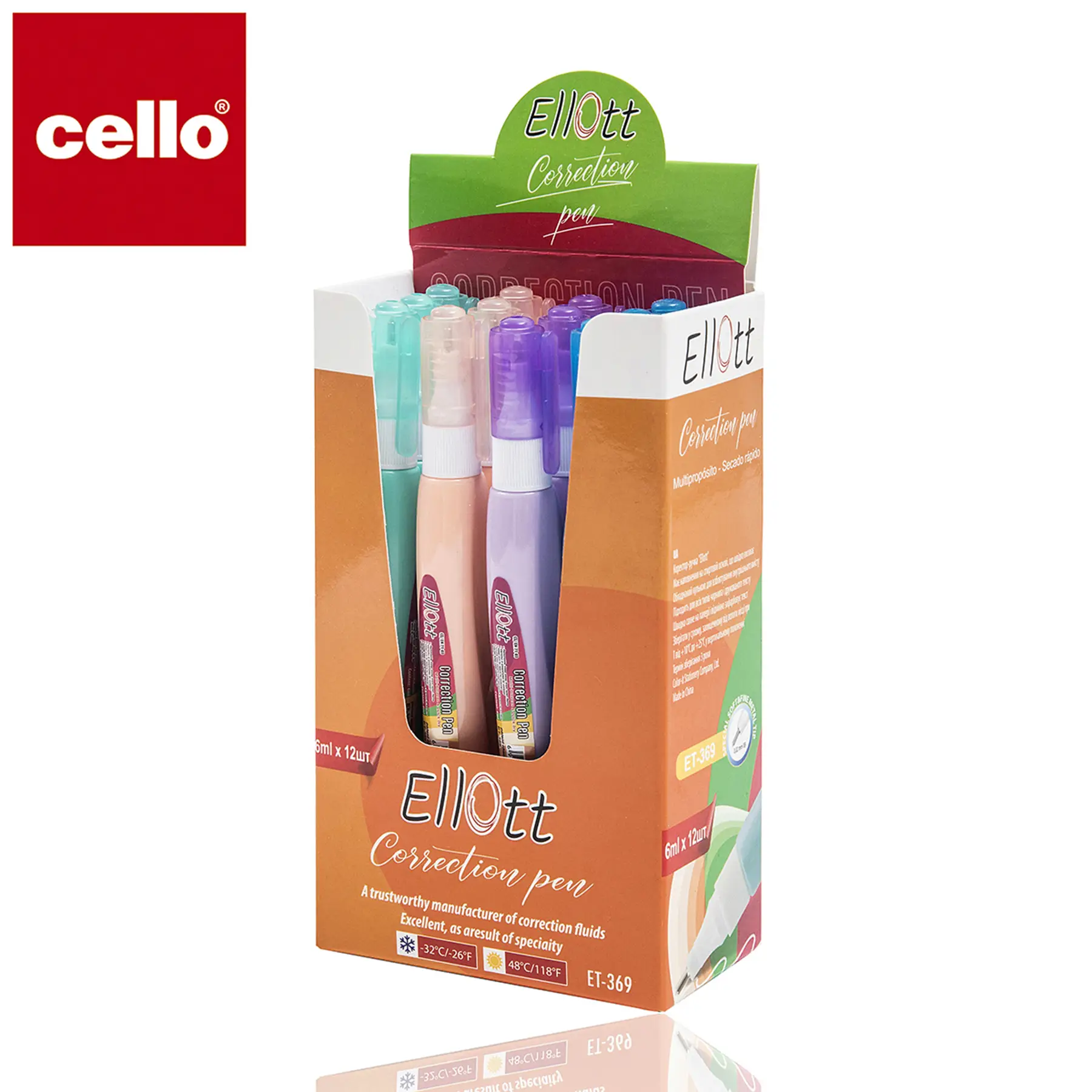 LUVA ELLOT-369 PENSE DE CORRECTION 12PCS 1