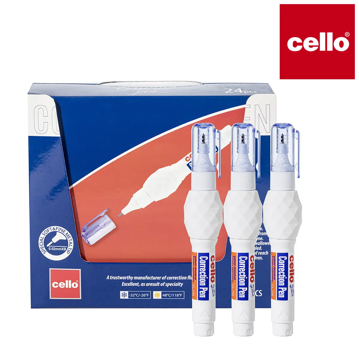 LUVA CELLO-706 Correction pen 24pcs 1