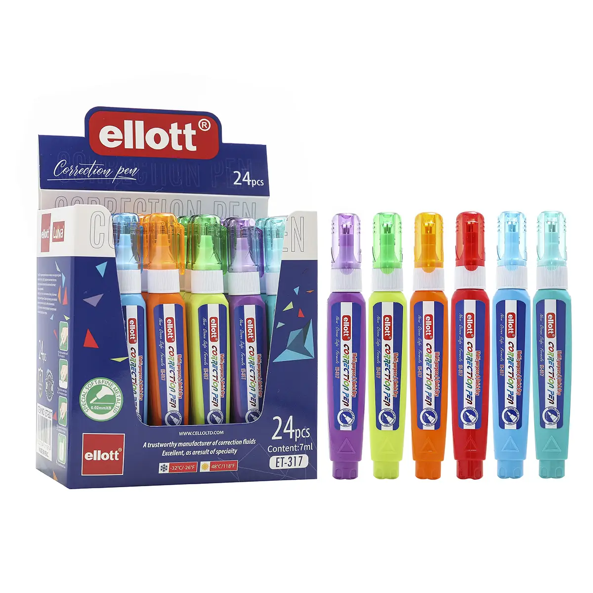 LUVA ET-317 Correction Pen 24pcs 1
