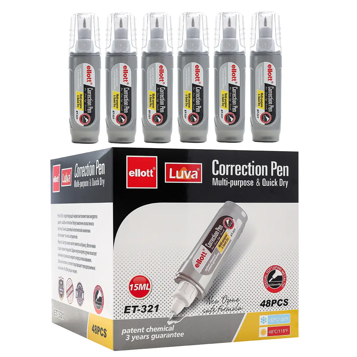 LUVA ET-321 Correction pen 48pcs 1