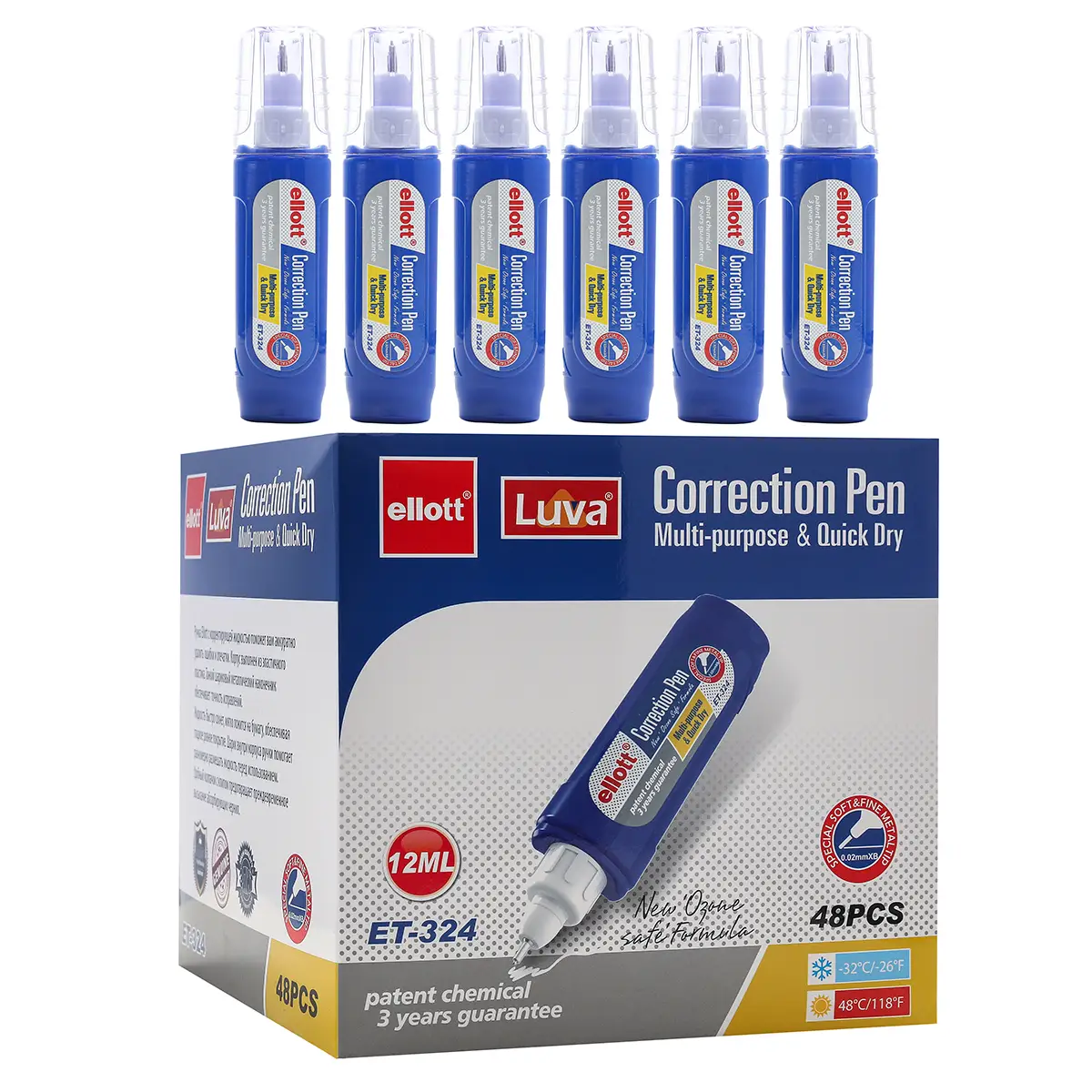 LUVA ET-324 Correction pen 48pcs 1