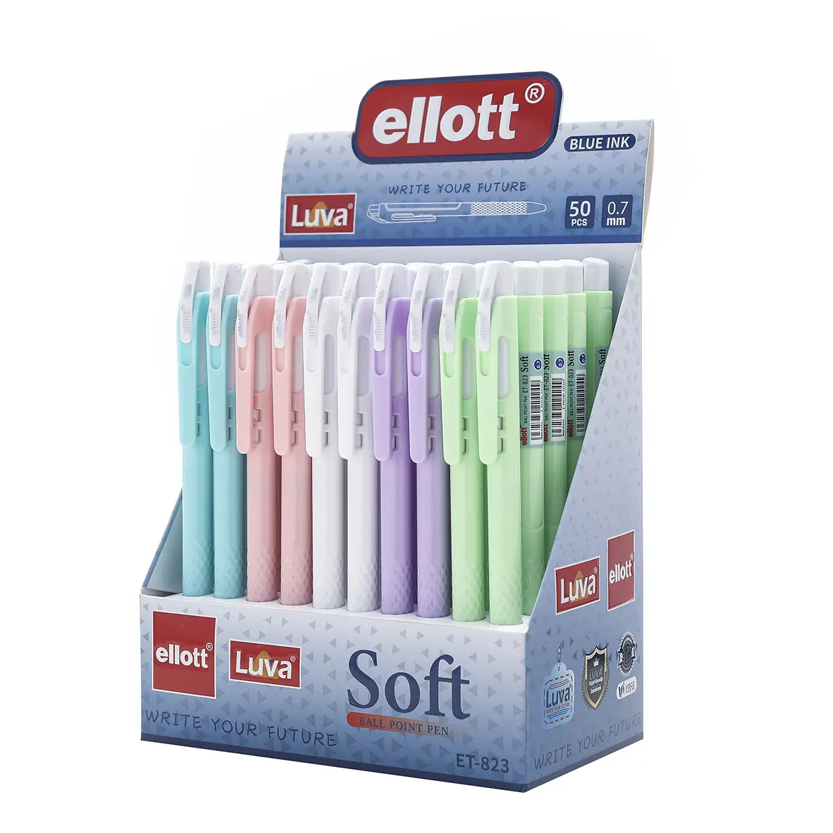 Luva  ET-823 Pen 0.7mm 50Pcs | Cello Ellott 1