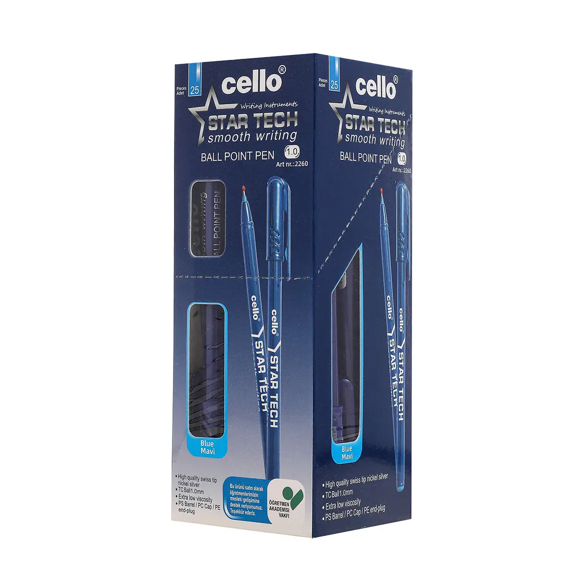 LUVA  ELLOTT-2260-BLUE ballpoint pen 25PCS(boxed) 1
