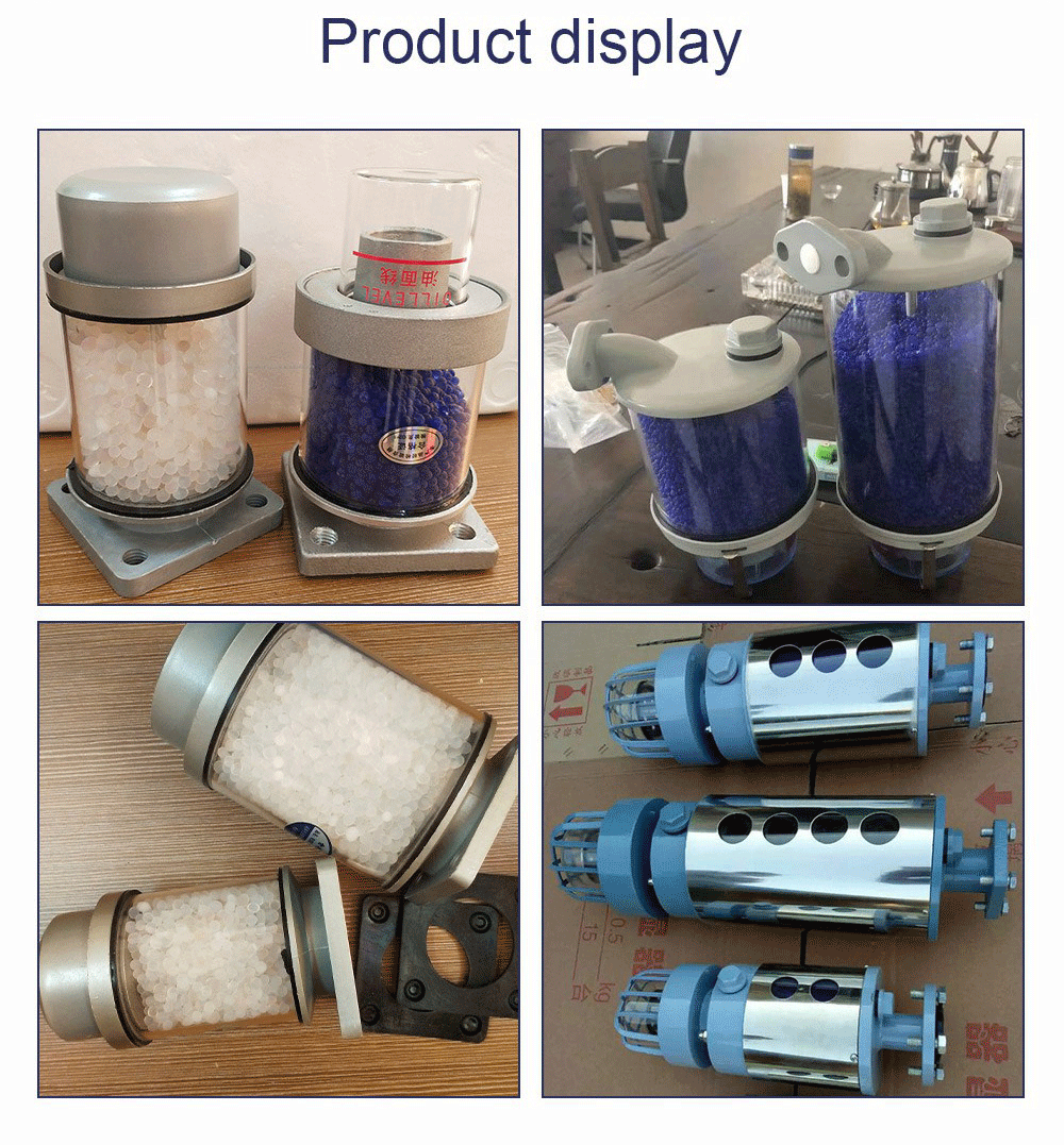 Transformer Accessories Dehydrating Breather Moisture Absorber For Transformer Conservator Xs2-0.5 Hygroscopic Tank 15