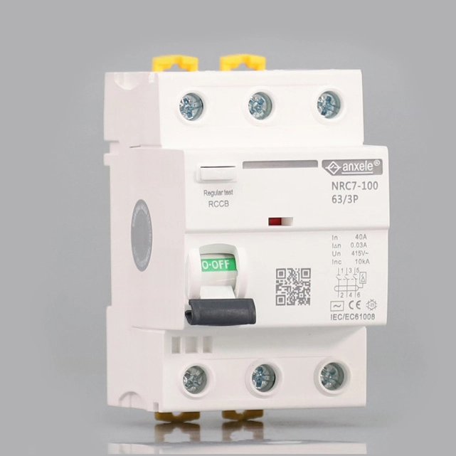NRC7-100 3P Residual Current Circuit Breaker(RCCB) 1