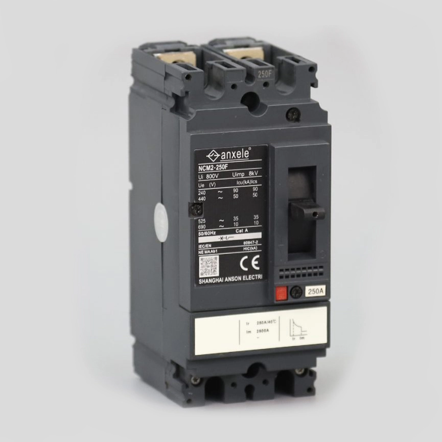 Circuit breaker, ComPacT NCM2(NSX250F)AC, 25kA/415VAC, 2 poles 1