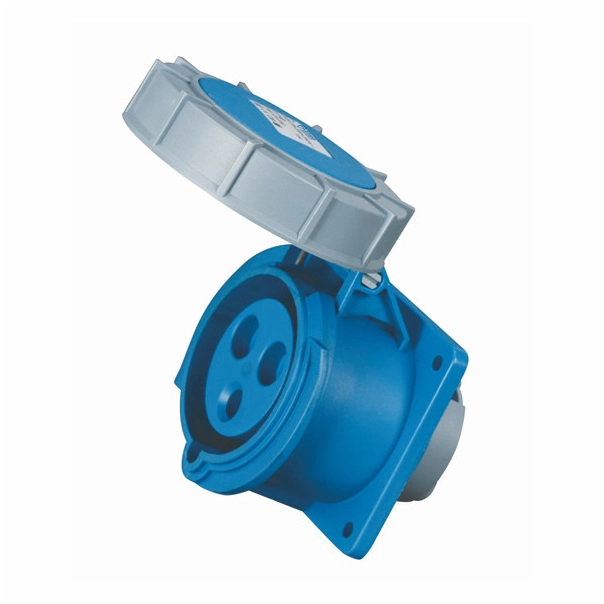 Enchufe para panel AS-218 2P+E 16A 250V con protección IP67 1