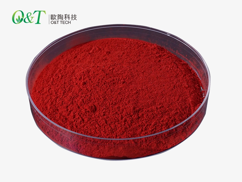 Pigments céramiques rouges pour glaçure céramique et pâte céramique - Outao Matériaux inorganiques 1