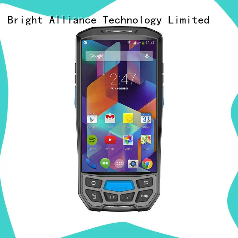 mobile handheld device with printer with nfc reader for security check 1