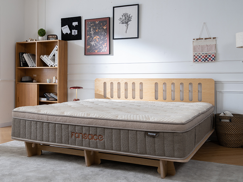 Matelas hybride en mousse à mémoire de forme avec gel rafraîchissant de 12 pouces - FANCY 2