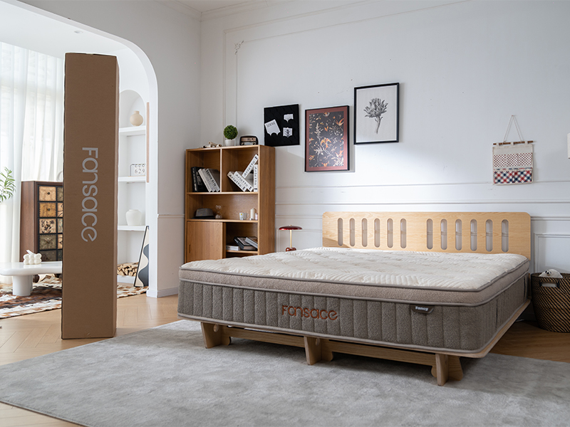 Matelas hybride en mousse à mémoire de forme avec gel rafraîchissant de 12 pouces - FANCY 6