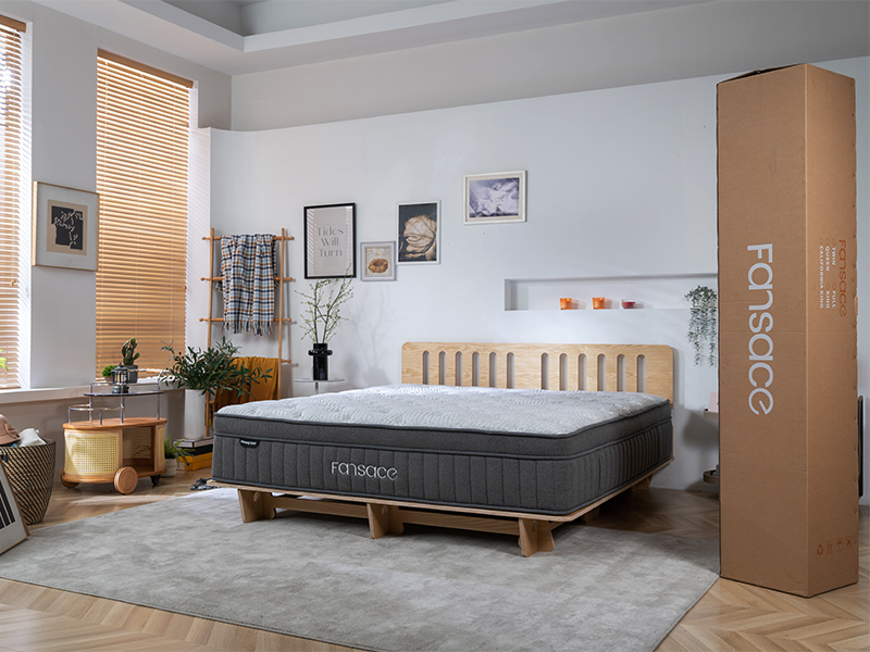 Matelas hybride en mousse à mémoire de forme biosourcée de 12 pouces - FANCY LUX 2
