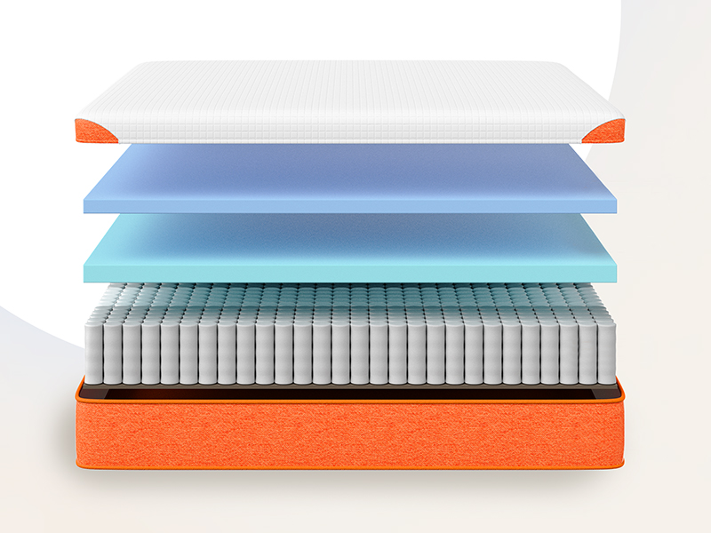 Matelas hybride confort en latex naturel de 12 pouces – Série Harmony Luxe 4