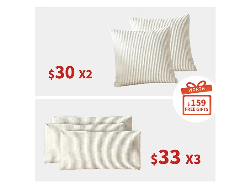 Corduroy Fabric Couch High Resilience Foam and Corduroy Fabrics - - Fansace 6
