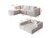 Corduroy Fabric Couch High Resilience Foam and Corduroy Fabrics - - Fansace 7