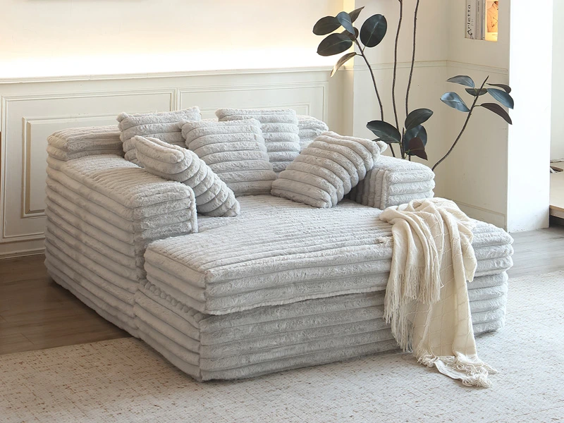 【شحن 2 عبوة】سرير أريكة شيز لاونج CozyNest 1