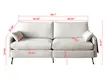 Modular Sofa Manufacturers 37.79*26.38*17.72 Inch by Fansace 5