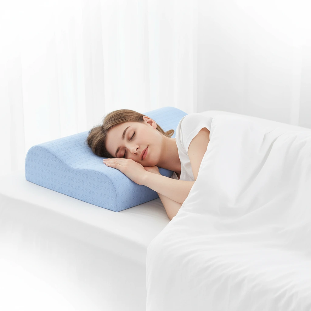 FP-03PLUS Cooling Zero-pressure Memory Foam Pillow Breathable Skin-Friendly, Anti-Bacteria, Neck Shoulder Support-Fansace 1