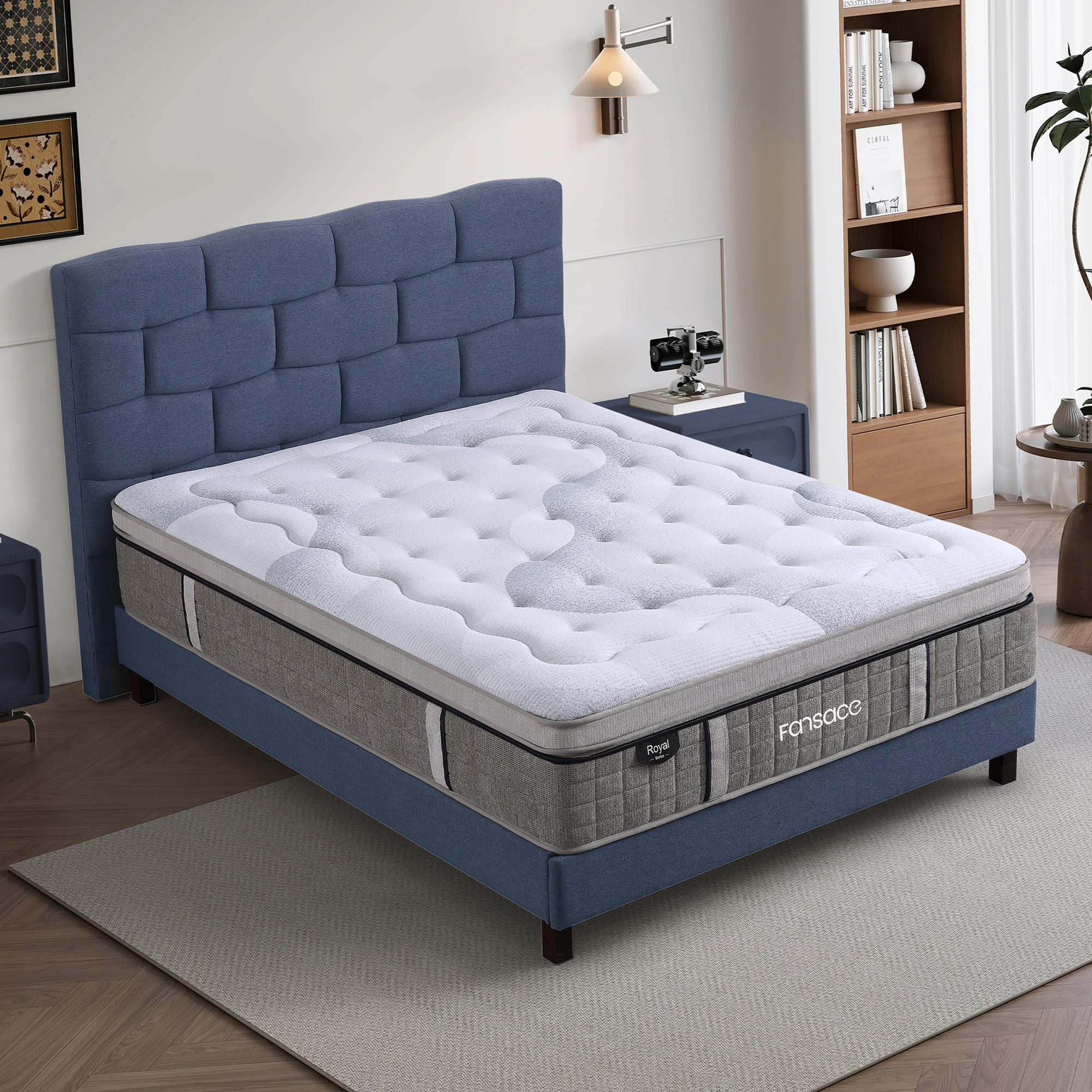 44AA-28 Royal Best Quality Pocket Spring Mattress Rolled In A Box Factory Wholesale With Good Price - Fansace 1