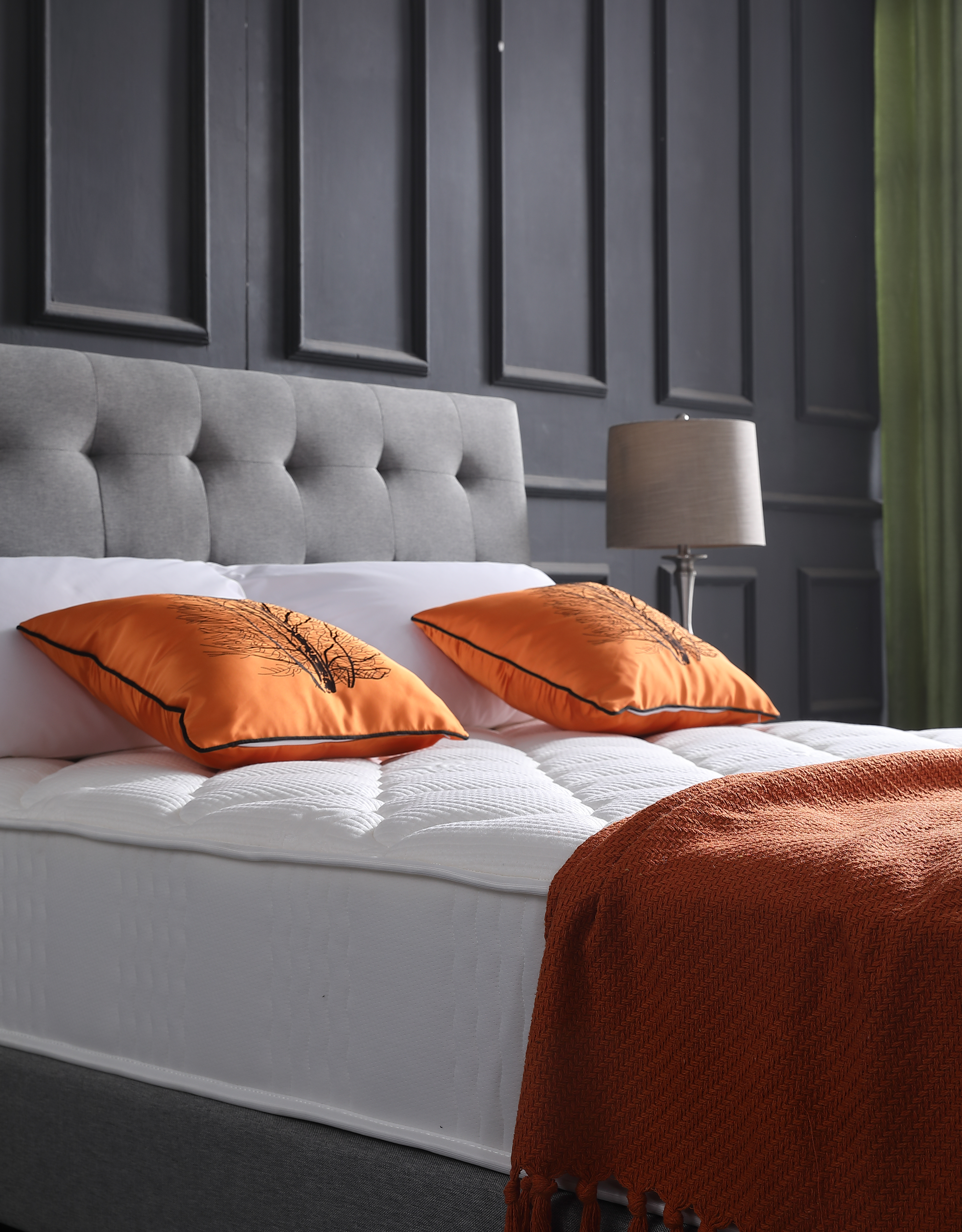 Colchón de espuma suave de alta densidad con resortes ensacados de 5 zonas, de lujo, tamaño queen, para hoteles de 4 estrellas - Fansace Hotel Mattress 4