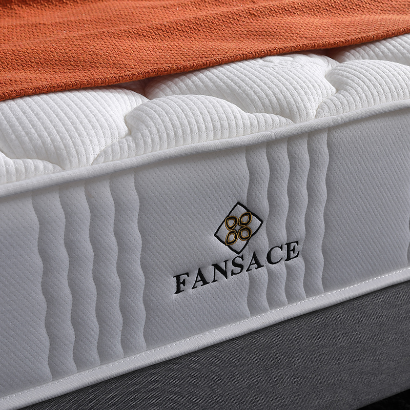 Colchón de espuma suave de alta densidad con resortes ensacados de 5 zonas, de lujo, tamaño queen, para hoteles de 4 estrellas - Fansace Hotel Mattress 3