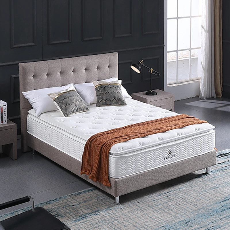 مرتبة فندقية فاخرة من فئة الخمس نجوم، مقاس كوين، مضادة للحساسية، ذات 5 مناطق زنبركية جيبية، ملفوفة في صندوق - مرتبة فندقية من فانساتش 1