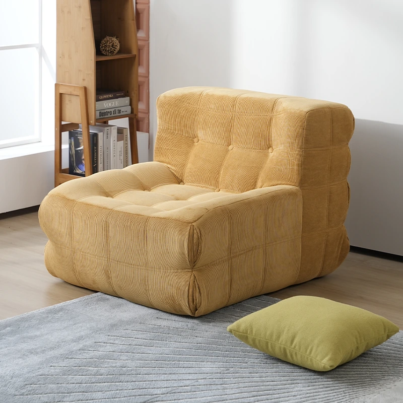 كرسي بين باج YS6061، كرسي بين باج جانبي للمدفأة، كرسي بين باج كبير، أريكة أرضية، كرسي استرخاء من إسفنج الذاكرة لغرفة النوم، غرفة المعيشة، المكتب، المنزل - من Fansace بالجملة 1