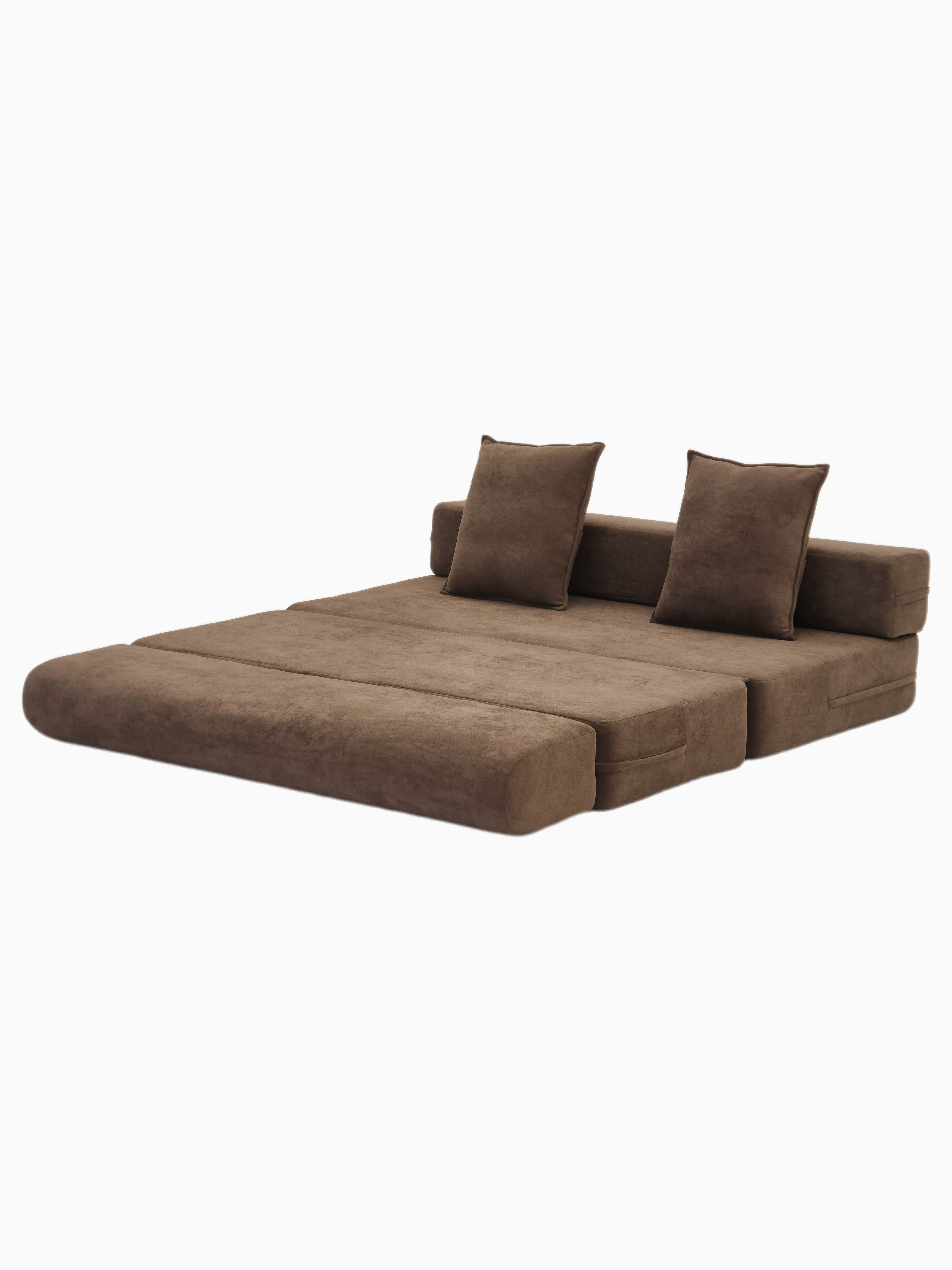 Canapé-lit pliant Y6043 en mousse à mémoire de forme avec oreiller, futon, fauteuil-lit, lit d'appoint en gros 4
