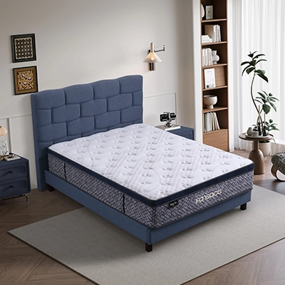 Colchón de muelles ensacados personalizado Easy Go 34PB-62 para el dolor de espalda, fabricado en China. Colchones en caja - Fansace Mattress 1