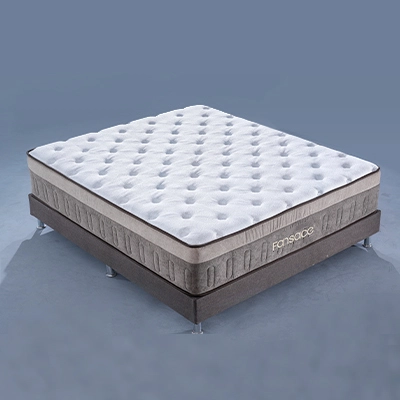 Colchón híbrido de muelles ensacados Easy Commerce Sleep 21PB-46 de firmeza media, con capa superior acolchada, calidad hotelera - Colchón Fansace 1