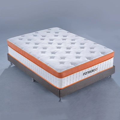 34PB-60 Easy Commerce Good Mattresses For Sale In The Box Pocket Spring Medium Motion Isolation Aislant Topper Latex-Fansace Mattress 1