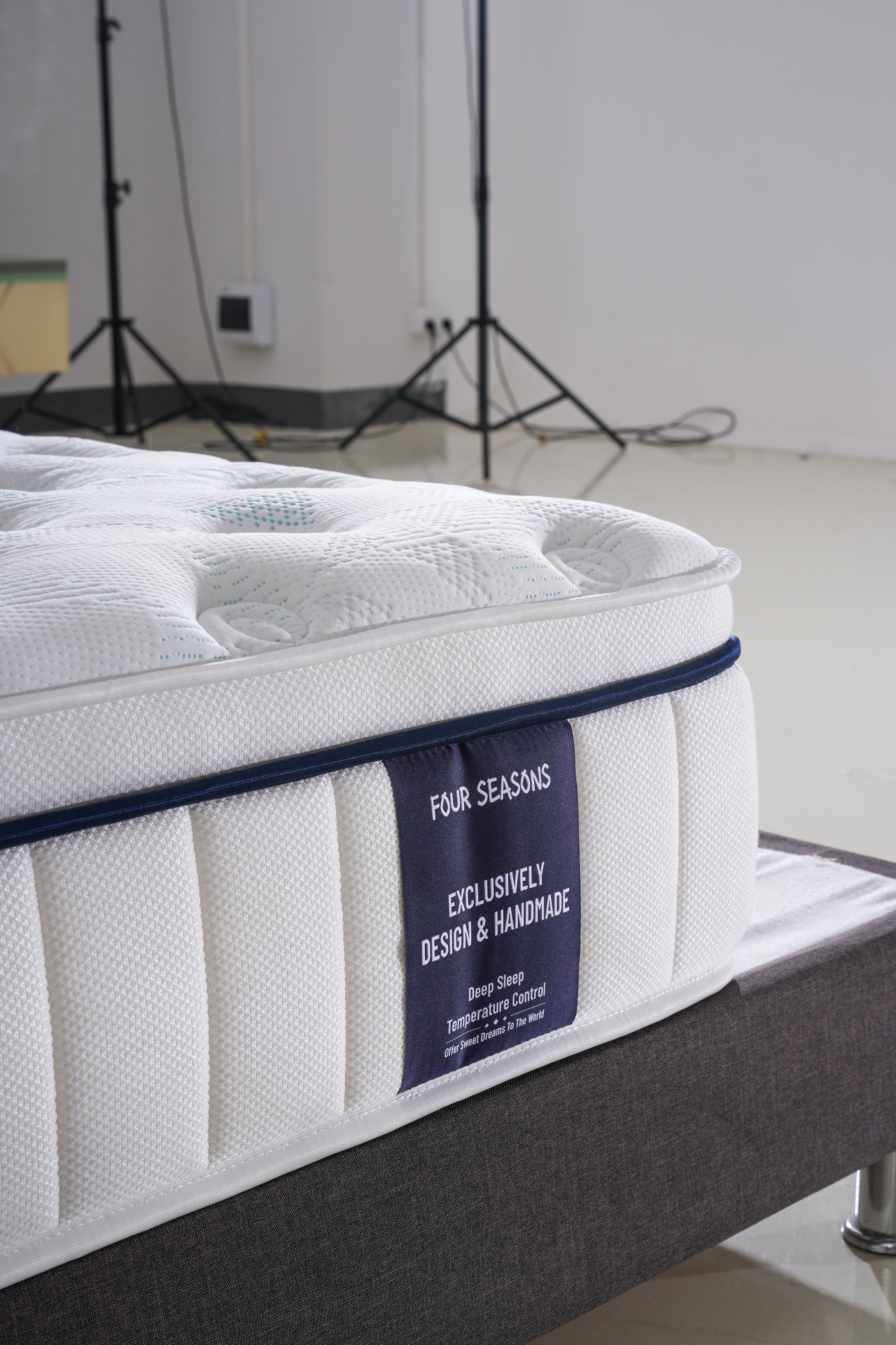 34PA-03 Hot selling 12 inch Customized Luxury Hotel Mattress Size Latex Gel Memory Foam Pocket Spring Mattress Manufacturer-Fansace OEM&ODM 6