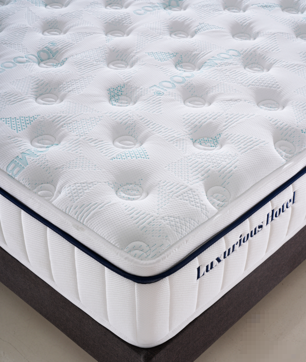 34PA-03 Hot selling 12 inch Customized Luxury Hotel Mattress Size Latex Gel Memory Foam Pocket Spring Mattress Manufacturer-Fansace OEM&ODM 8