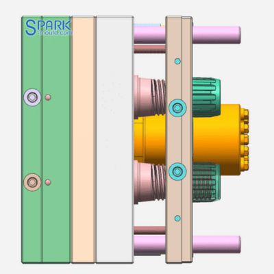 Irrigation System Quick Connector Lock Nut Injection Mold | Spark Mould