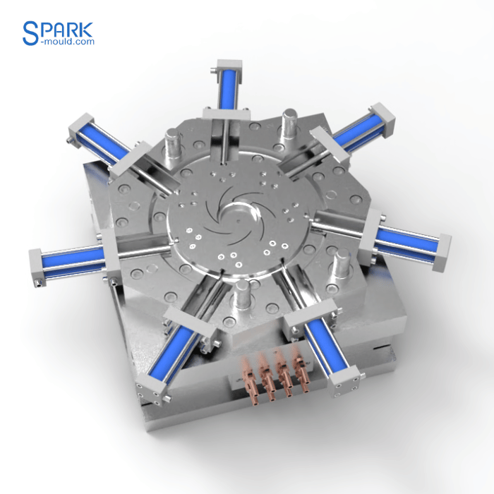 Plastic Motor Fan Wheel Centrifugal Impeller Injection Mold | Spark Mould