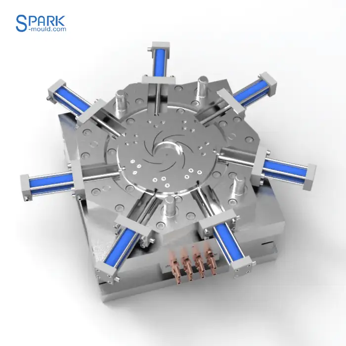 Custom Plastic Motor Fan Wheel Centrifugal Impeller Mold 1